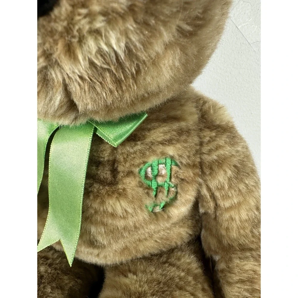TY Beanie Baby Buddy Brown Billionaire Teddy Bear Plush With Embroidered $ 12